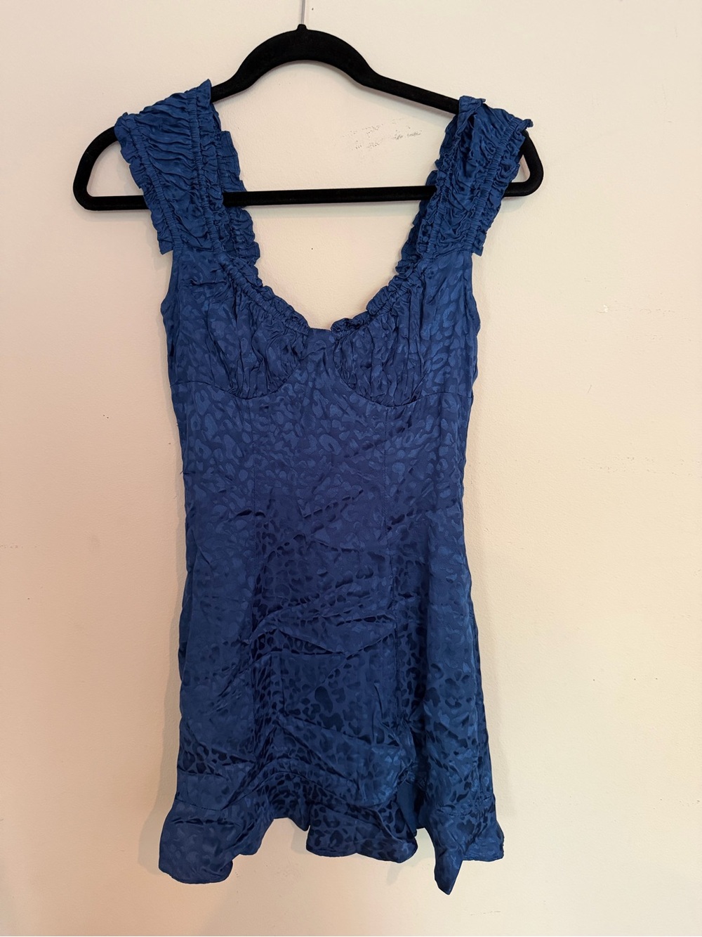 NWT Blue Cheetah Print Dress